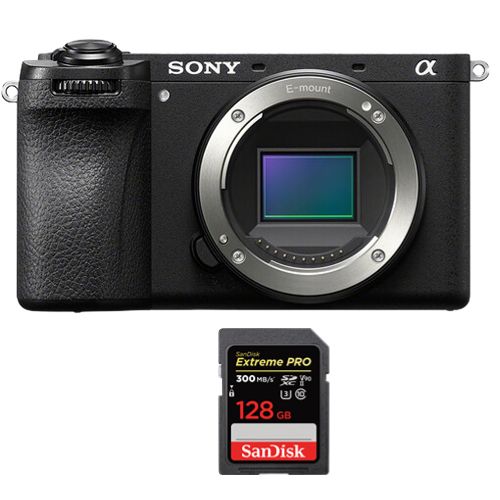 Spiegellose Kamera Sony a6700 + SanDisk 128 GB Extreme Pro SDXC UHS-II U3 300 MB/s