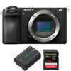 Spiegellose Kamera Sony a6700 + Akku Sony NP-FZ100 + SanDisk 128 GB Extreme Pro SDXC UHS-II U3 300 MB/s