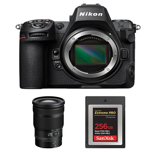 Nikon Z8 Kit mit Z 24–120 mm f/4 S + SanDisk SD-Karte 256 GB Extreme PRO CFexpress Typ B