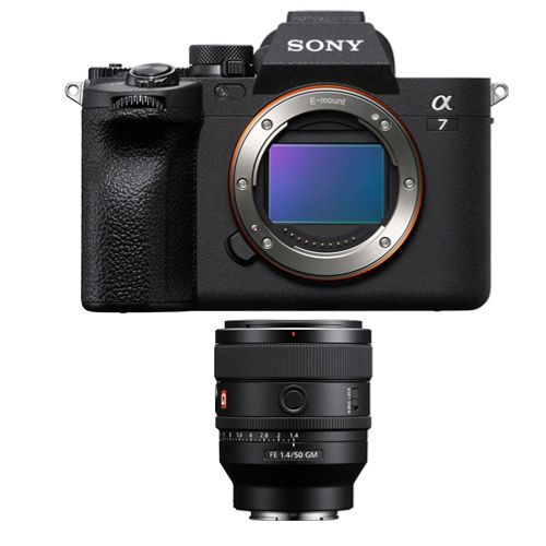 Sony Alpha A7 Mark IV Gehäuse + FE 50 mm f/1,4 GM