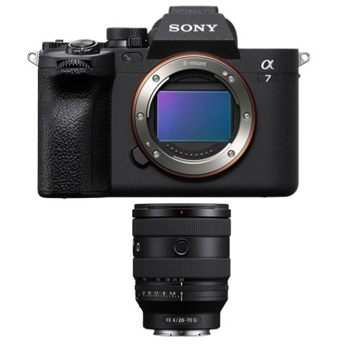 Sony Alpha A7 Mark IV Gehäuse + FE 20–70 mm F4 G