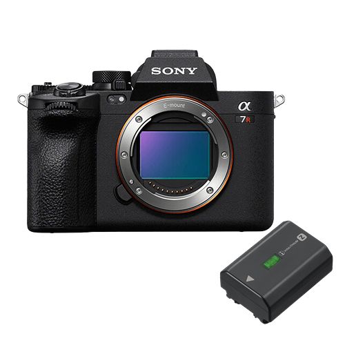 Sony A7R V-Gehäuse + Sony NP-FZ100