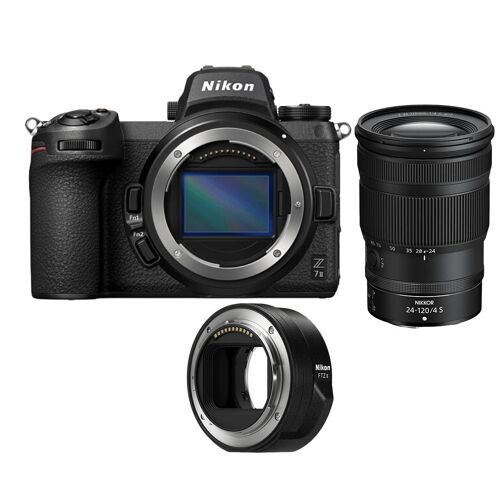 Nikon Z7 II-Set mit 24–120 mm-Objektiv + Nikon FTZ II-Adapter
