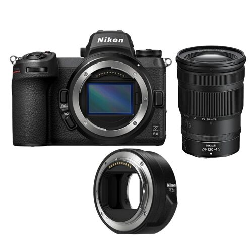 Nikon Z6 II Kit mit Z 24–120 mm f/4 S + Nikon FTZ II-Bajonettadapter