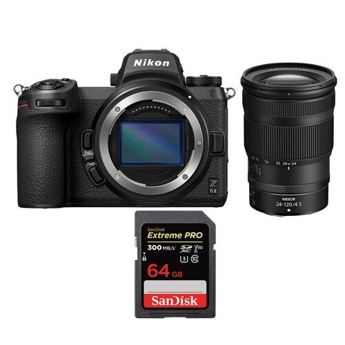 Nikon Z6 II Kit mit Z 24–120 mm f/4 S + SanDisk 64 GB Extreme Pro SDXC UHS-II 300 MB/s