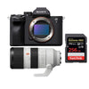 Sony Alpha A7 Mark IV Gehäuse + Sony FE 70–200 mm f/2,8 GM OSS + SanDisk 256 GB Extreme PRO SDXC UHS-I U3 V30 200 MB/s