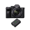 Sony Alpha A7 IV Set mit 28–70 mm Objektiv und Sony NP-FZ100 Akku
