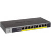NETGEAR GS108LP Unmanaged Gigabit-Ethernet (10/100/1000) Power over Ethernet (PoE) 1U Schwarz, Grau