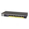 NETGEAR GS108LP Unmanaged Gigabit-Ethernet (10/100/1000) Power over Ethernet (PoE) 1U Schwarz, Grau