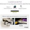 NETGEAR GS108LP Unmanaged Gigabit-Ethernet (10/100/1000) Power over Ethernet (PoE) 1U Schwarz, Grau