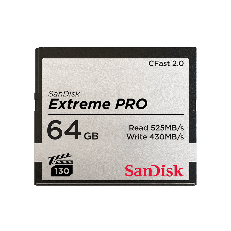 SanDisk Extreme Pro CFast 2.0-Speicherkarte – 64 GB