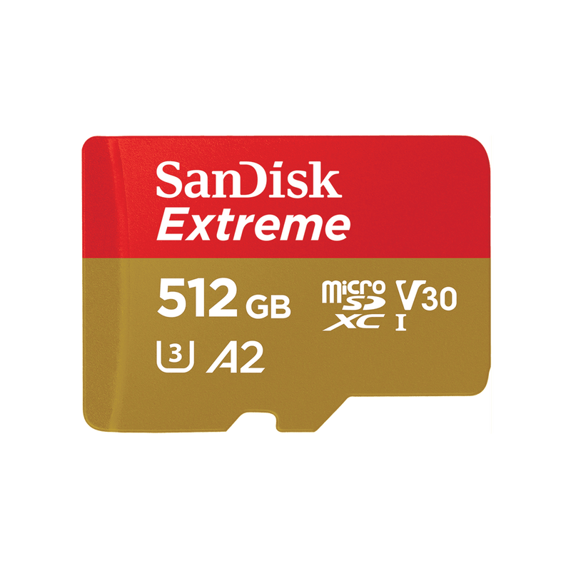 SanDisk Extreme microSD UHS-I-Karte – 512 GB