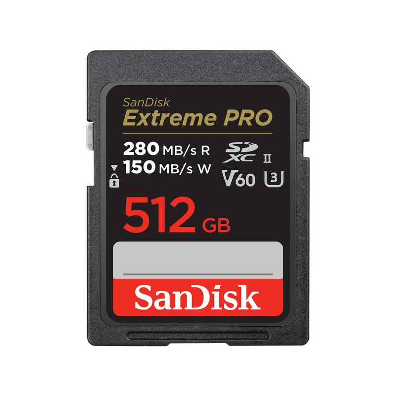 SanDisk Extreme PRO SDXC™ UHS-II-Karte – 512 GB