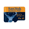 SanDisk Outdoors FHD microSDXC UHS-I-Karte mit SD-Adapter – 512 GB Einzelpackung