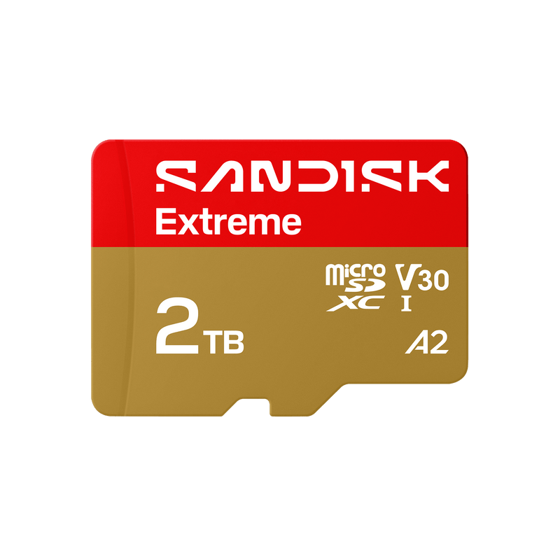 SANDISK Extreme microSDXC UHS-I-Karte mit Adapter – 2 TB