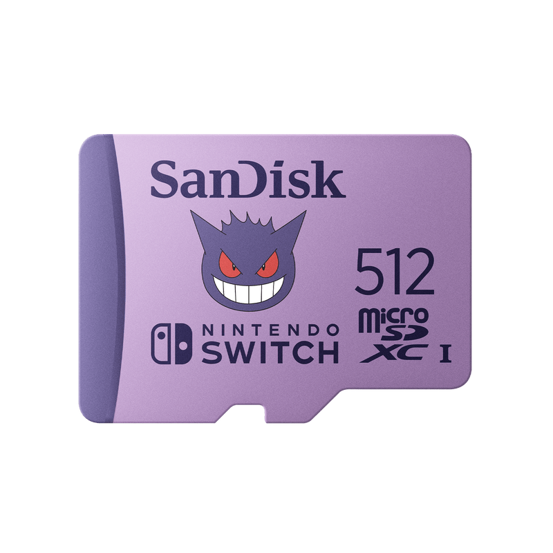 SanDisk Pokémon Gengar microSD-Karte – 512 GB