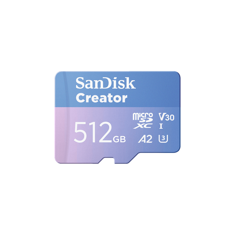 SanDisk Creator microSD-Karte – 512 GB