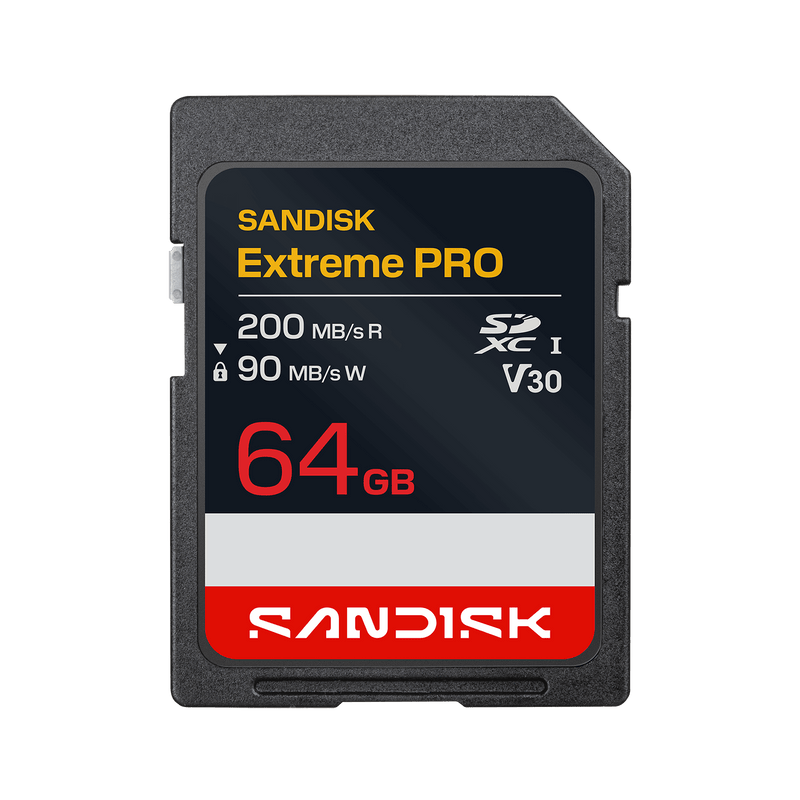 SANDISK Extreme PRO SD UHS-I-Karte – 64 GB