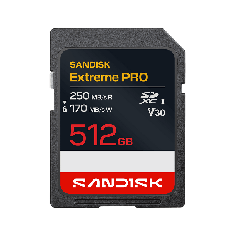 SANDISK Extreme PRO SD UHS-I-Karte – 512 GB