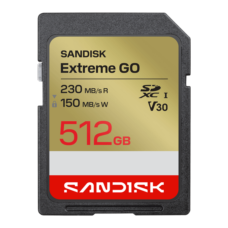SANDISK Extreme GO SD UHS-I-Karte – 512 GB