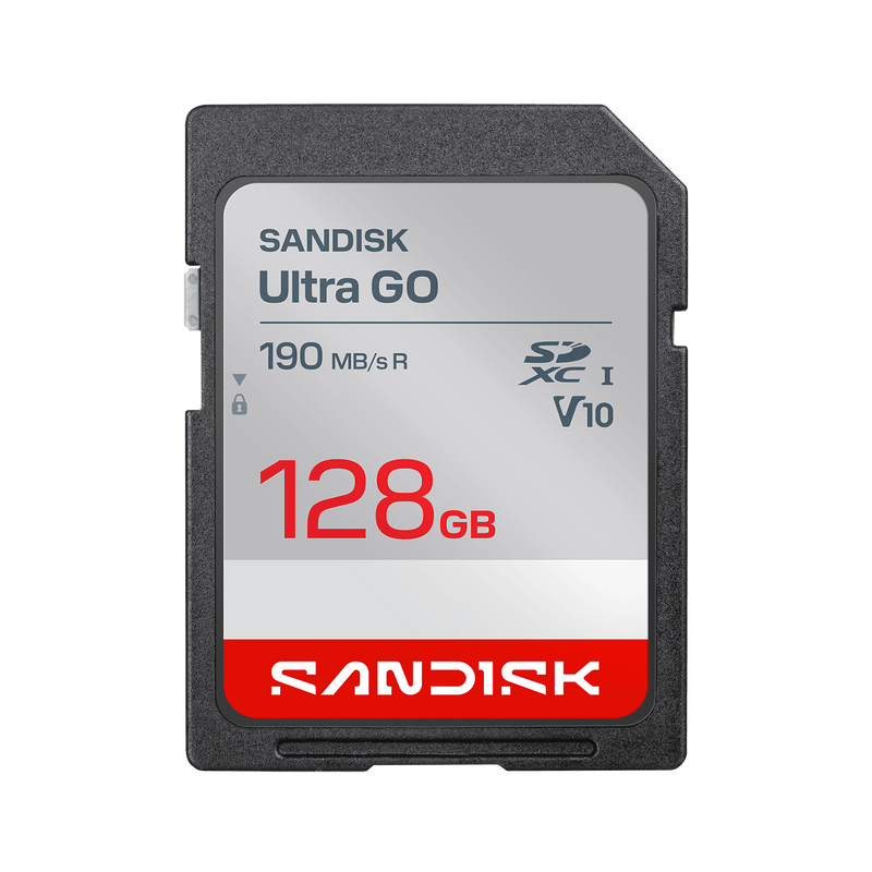 SANDISK Ultra GO SDHC UHS-I-Karte und SDXC UHS-I-Karte – 128 GB