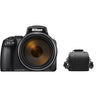 NIKON P1000 Kompaktkamera, 16 Megapixel, schwarz + Tasche