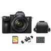 SONY A7 III Systemkamera 24,2 Megapixel, Kit mit SEL 28–70 mm F3,5–5,6 OSS + 64 GB SD-Karte + Tasche + NP-FZ100-Akku + Speicherkartenleser