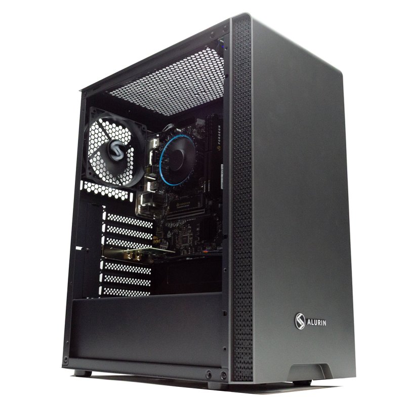 Desktop-PC PcCom Work mit Intel Core i3-12100, 16 GB, 500 GB SSD, UHD 730 und Windows 11 Home