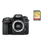 NIKON D7500 Spiegelreflexkamera, 20,9 Megapixel, Gehäuse + 64-GB-SD-Karte