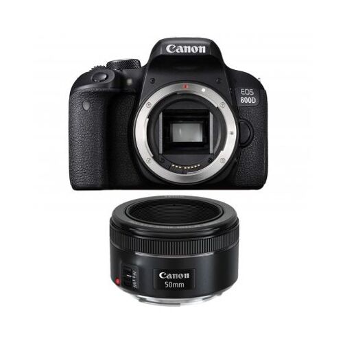 CANON EOS 800D 24,2 Megapixel + EF 50 mm F1,8 STM