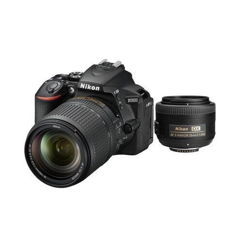 NIKON D5600 Set mit AF-S 18–140 mm F3,5–5,6G ED VR DX + AF-S 35 mm F1,8G DX