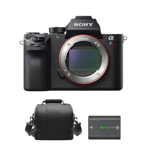 SONY A7R III Hybridkamera mit 42,4 Megapixel, Gehäuse + Tasche + NP-FZ100-Akku