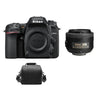 NIKON D7500 Spiegelreflexkamera, 20,9 Megapixel + AF-S 35 mm F1,8G DX + Kameratasche