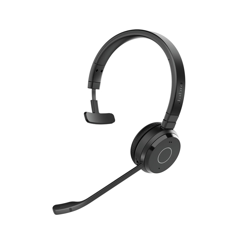 Jabra Bluetooth 5.2-Funkkopfhörer mit Geräuschunterdrückung und einklappbarem Mikrofon, schwarz