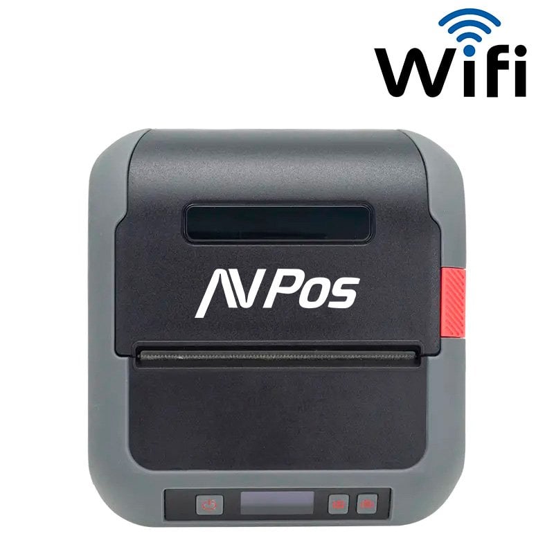 AVPos MLP900W – Tragbarer WLAN-Thermodrucker mit OLED-Display und 2500-mAh-Akku