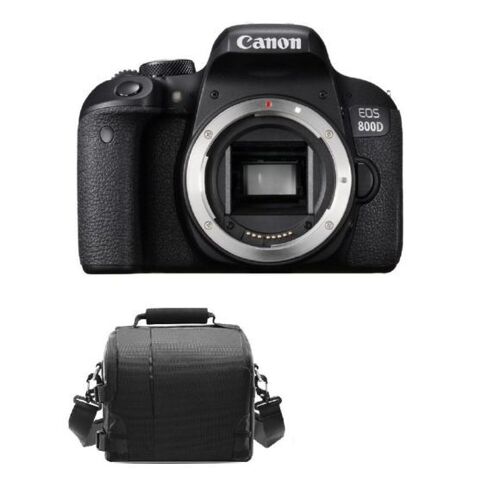 CANON EOS 800D Spiegelreflexkamera mit 24,2 Megapixel + Kameratasche