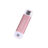 Transcend ESD310 512 GB SSD-USB-Festplatte, 10 Gbit/s, rosa, mit Schutzhülle