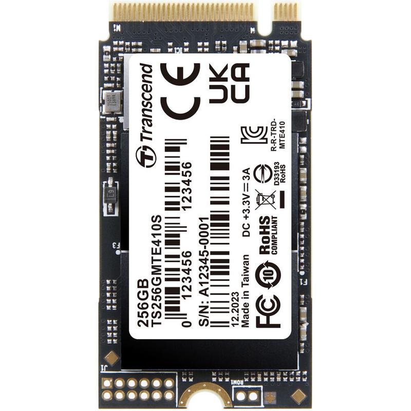 Festplatte Transcend PCIe SSD 410S 256 GB M.2 NVMe 3300 MB/s Gaming