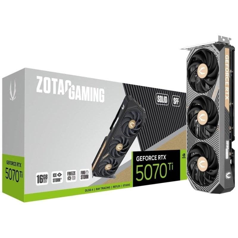 Grafikkarte Zotac GeForce RTX 5070 Ti SOLID SFF 16 GB GDDR7 Reflex 2 RTX AI DLSS4