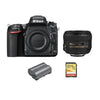 NIKON D750 Spiegelreflexkamera, 24,3 Megapixel + Objektiv AF-S 50 mm F1,4G + SD-Karte 64 GB + Akku EN-EL15B