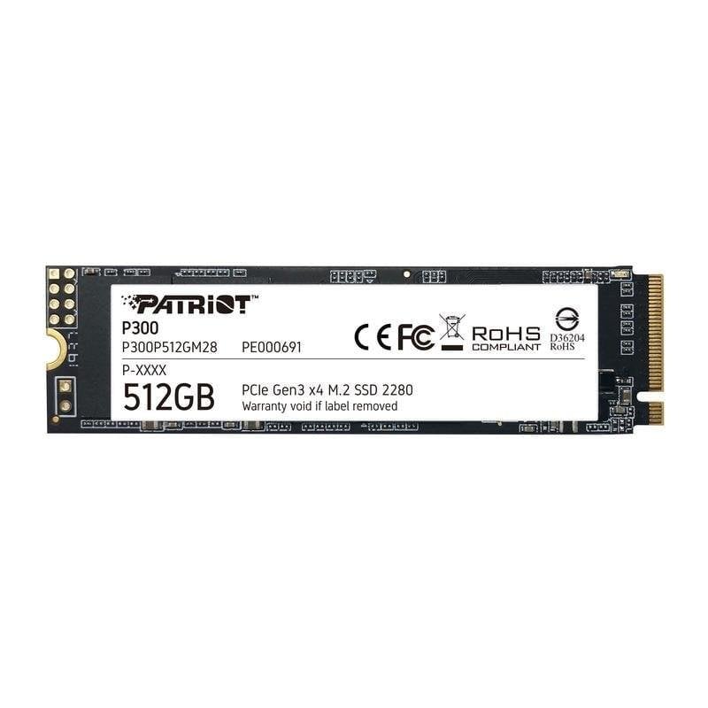 Festplatte Patriot P300 512 GB M.2 NVMe PCIe 1700 MB/s – hohe Leistung