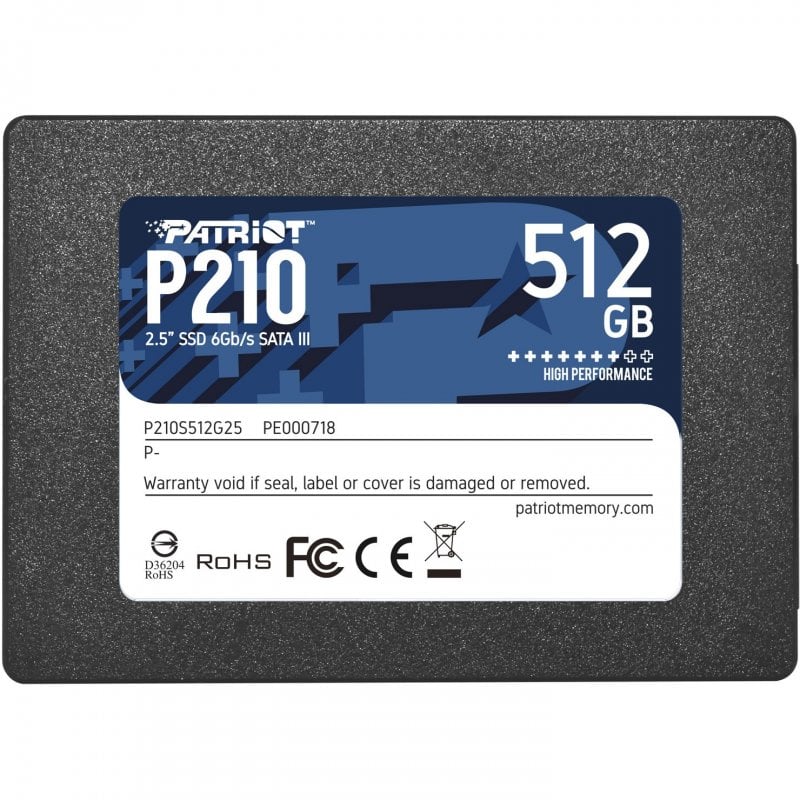 Patriot P210 2,5-Zoll-SSD 512 GB SATA 3