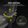 Corsair T3 Rush Schwarz/Grau Gaming-Stuhl
