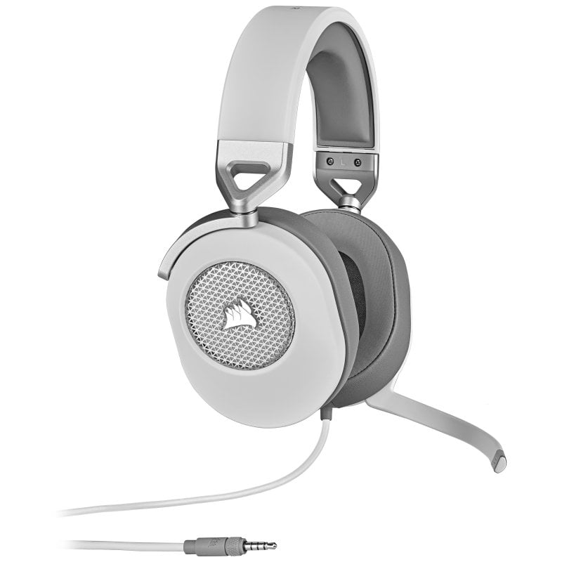 Corsair HS65 Surround Multiplattform 7.1 Gaming-Headset – Weiß