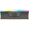 Corsair Vengeance RGB CMH16GX5M1E6000Z36 RAM-Modul, 16 GB (1 × 16 GB), DDR5, 6000 MHz, CL36, AMD EXPO, Intel XMP, RGB, grau