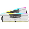 Corsair Vengeance RGB CMH32GX5M2B6400Z36W RAM-Modul, 32 GB (2 × 16 GB), DDR5, 6400 MHz, CL36, AMD EXPO, Intel XMP, RGB, weiß