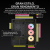 Corsair 3500X LX-R RGB-Gehäuse mit gehärtetem Glas, 3 vorinstallierte RGB-Lüfter, Unterstützung für 360-mm-Kühler