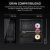 Corsair 3500X LX-R RGB-Gehäuse mit gehärtetem Glas, 3 vorinstallierte RGB-Lüfter, Unterstützung für 360-mm-Kühler