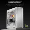 Corsair 5000T Mid-Tower EATX mit gehärtetem Glas und USB-C, weiß