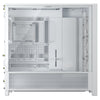 Corsair FRAME 5000 RS E-ATX-Tower aus gehärtetem Glas, USB-C, weiß